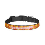 Fall Leaves Dog Collar - Large