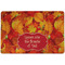 Fall Leaves Dog Food Mat - Small without bowls