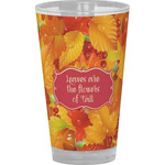 Fall Leaves Pint Glass - Full Color