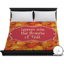 Fall Leaves Duvet Cover - King