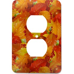 Fall Leaves Electric Outlet Plate