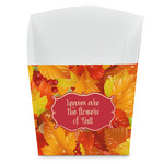 Fall Leaves French Fry Favor Boxes