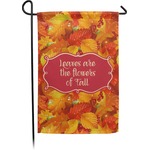 Fall Leaves Small Garden Flag - Double Sided