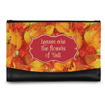 Fall Leaves Genuine Leather Women's Wallet - Small