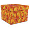 Fall Leaves Gift Boxes with Lid - Canvas Wrapped - X-Large - Front/Main