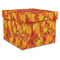 Fall Leaves Gift Boxes with Lid - Canvas Wrapped - XX-Large - Front/Main