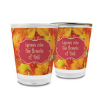 Fall Leaves Glass Shot Glass - 1.5 oz