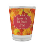 Fall Leaves Glass Shot Glass - 1.5 oz - Single