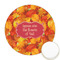 Fall Leaves Icing Circle - Medium - Front