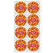 Fall Leaves Icing Circle - Medium - Set of 8