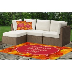 Fall Leaves Indoor / Outdoor Rug - Custom Size