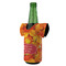 Fall Leaves Jersey Bottle Cooler - ANGLE (on bottle)