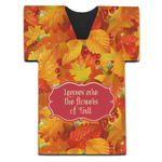 Fall Leaves Jersey Bottle Cooler