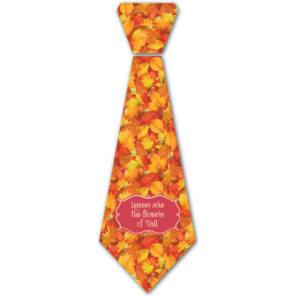 Custom Fall Leaves Iron On Tie - 4 Sizes