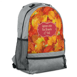 Fall Leaves Backpack - Grey