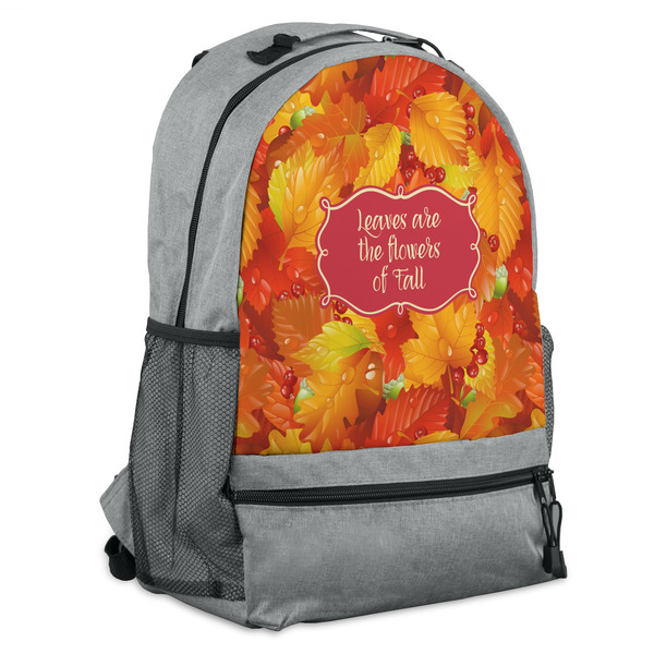 Custom Fall Leaves Backpack