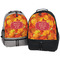 Fall Leaves Large Backpacks - Both