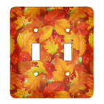 Fall Leaves Light Switch Cover (2 Toggle Plate)