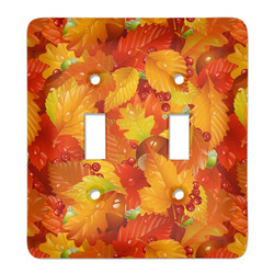 Fall Leaves Light Switch Cover (2 Toggle Plate)