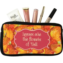 Fall Leaves Makeup / Cosmetic Bag - Small