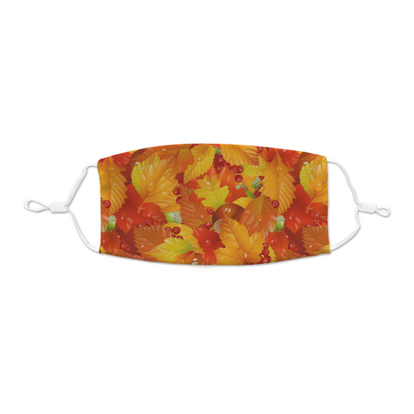 Custom Fall Leaves Kid's Cloth Face Mask - XSmall