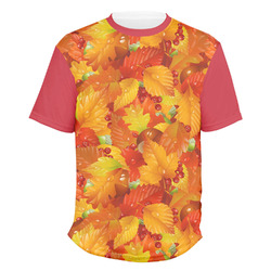 Fall Leaves Men's Crew T-Shirt - Large