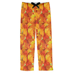 Fall Leaves Mens Pajama Pants - L