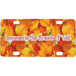 Fall Leaves Mini/Bicycle License Plate