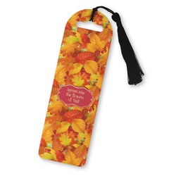 Fall Leaves Plastic Bookmark