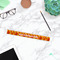 Fall Leaves Plastic Ruler - 12" - LIFESTYLE