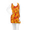 Fall Leaves Racerback Dress - On Model - Front