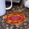 Fall Leaves Round Paper Coaster - Front