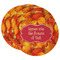 Fall Leaves Round Paper Coaster - Main