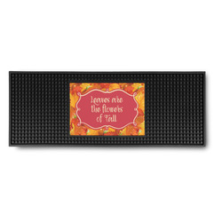 Fall Leaves Rubber Bar Mat