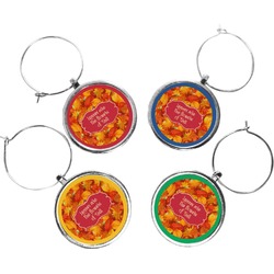 Fall Leaves Wine Charms (Set of 4)