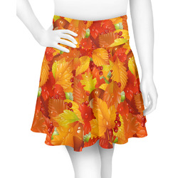 Fall Leaves Skater Skirt - 2X Large