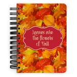 Fall Leaves Spiral Notebook - 5x7