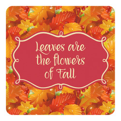 Fall Leaves Square Decal - Small