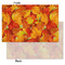 Fall Leaves Tissue Paper - Heavyweight - Small - Front & Back