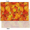 Fall Leaves Tissue Paper - Heavyweight - XL - Front & Back