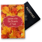 Fall Leaves Vinyl Passport Holder