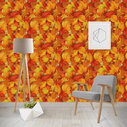 Fall Leaves Wallpaper & Surface Covering (Peel & Stick - Repositionable)