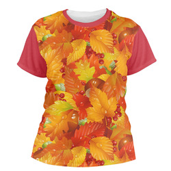 Fall Leaves Women's Crew T-Shirt - Small