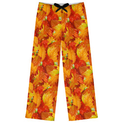 Fall Leaves Womens Pajama Pants - XL