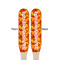 Fall Leaves Wooden Food Pick - Paddle - Double Sided - Front & Back