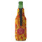 Fall Leaves Zipper Bottle Cooler - BACK (bottle)