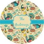 Old Fashioned Thanksgiving Multipurpose Round Labels - 1" (Personalized)