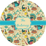 Old Fashioned Thanksgiving Multipurpose Round Labels - 2" (Personalized)