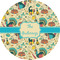 Old Fashioned Thanksgiving 2" Multipurpose Round Labels - Single Sticker