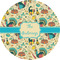 Old Fashioned Thanksgiving 3" Multipurpose Round Labels - Single Sticker